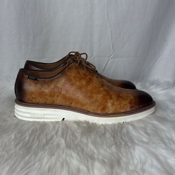 Taft 365 Men\'s Model 101‎ Wholecut Oxfords Walnut Ombre Leather Size 11 main image 4